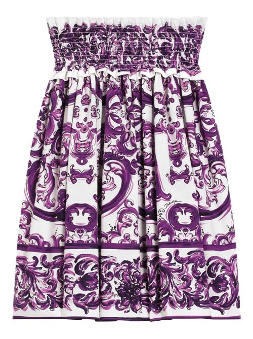 Gonna bambina maioliche Dolce & Gabbana Kids | L55I64FI5JGH15DQ